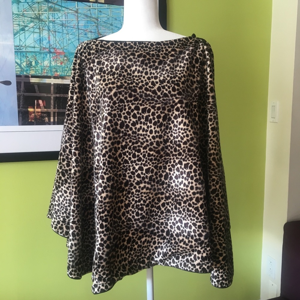 Leopard Cheetah Cape/Wrap/Pashmina